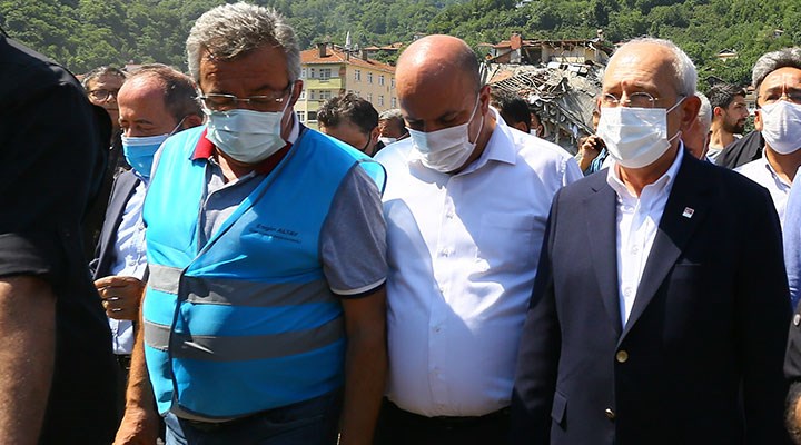 Kılıçdaroğlu, sel felaketinin yaşandığı Bozkurt’ta: 2019 yılında sel, taşkın raporu hazırlanmış