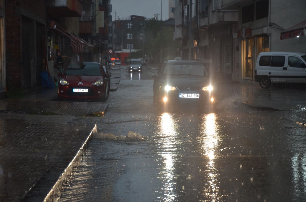 Ordu da sağanak yağış etkili oldu #3