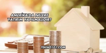 Amerika'da Nelere Yatırım Yapılmalıdır?