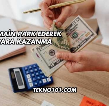 Domain Park Ederek Para Kazanma