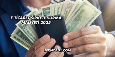 E-Ticaret Şirketi Kurma Maliyeti 2025