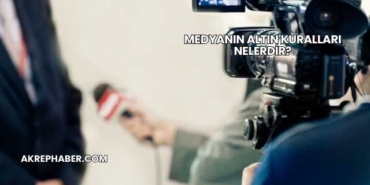 Medyanın Altın Kuralları Nelerdir?
