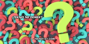 Tekno Ne Demek?