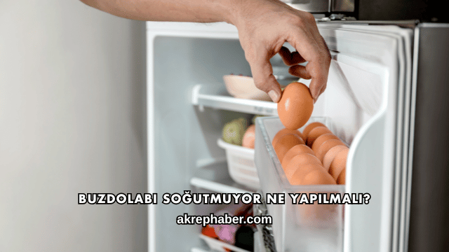 Buzdolabı Soğutmuyor Ne Yapılmalı?