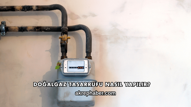 Doğalgaz Tasarrufu Nasıl Yapılır?