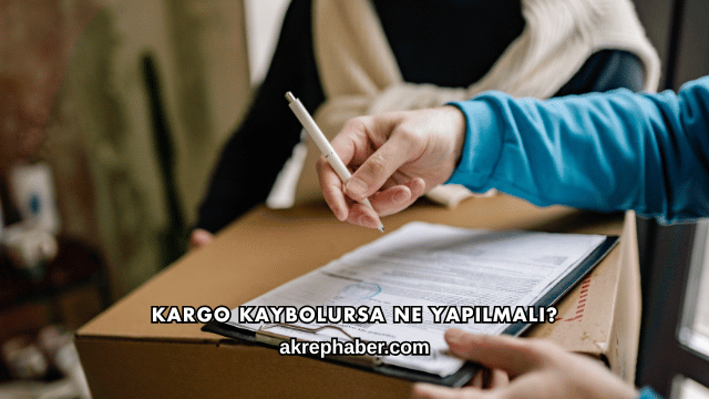 Kargo Kaybolursa Ne Yapılmalı?
