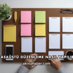 Masaüstü Düzenleme Nasıl Yapılır?