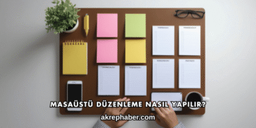 Masaüstü Düzenleme Nasıl Yapılır?