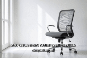 Ofis Sandalyesi Seçimi Nasıl Yapılır?
