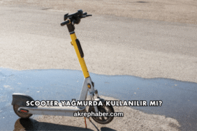 Scooter Yağmurda Kullanılır mı?