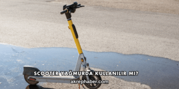 Scooter Yağmurda Kullanılır mı?